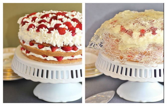 Julia Child's Gateau in a Cage cake